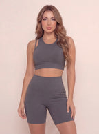 Set Malva Gris oscuro