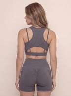 Set Malva Gris oscuro