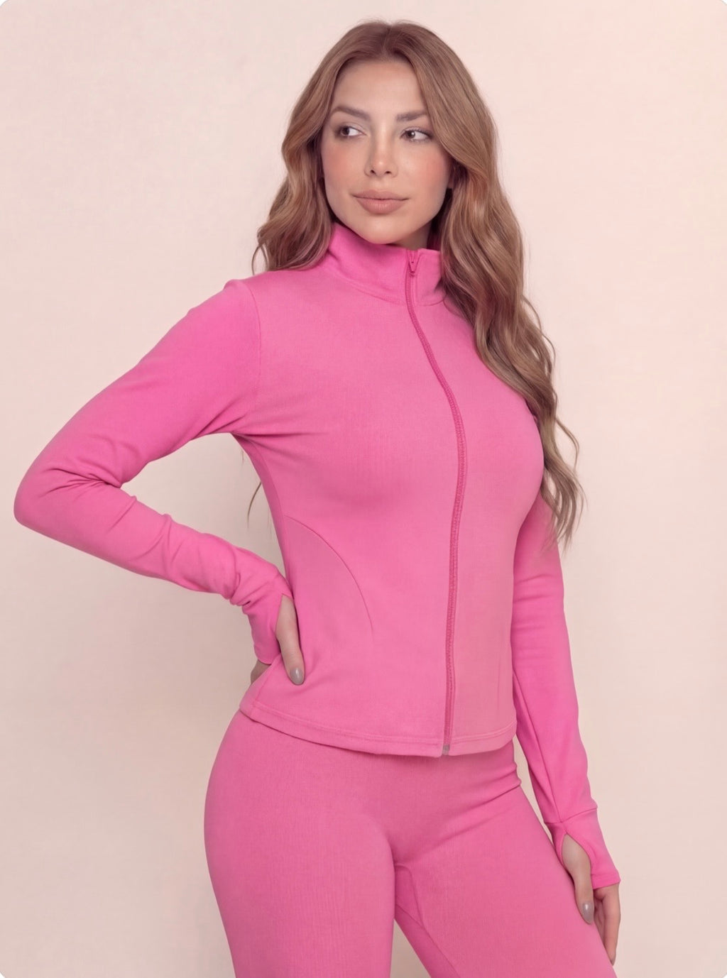 Chaqueta Aura Rosada